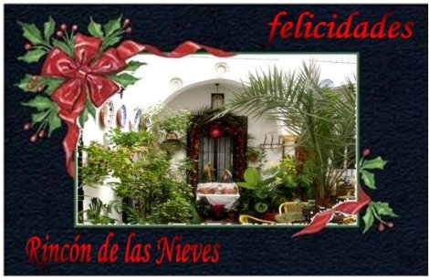 Felicitación de Navidad de Bed & Breakfast Rincón de las Nieves